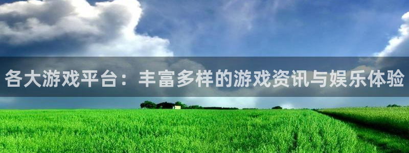 蓝冠娱乐注册测速：各大游戏平台：丰富多样的游戏资讯与娱乐体验