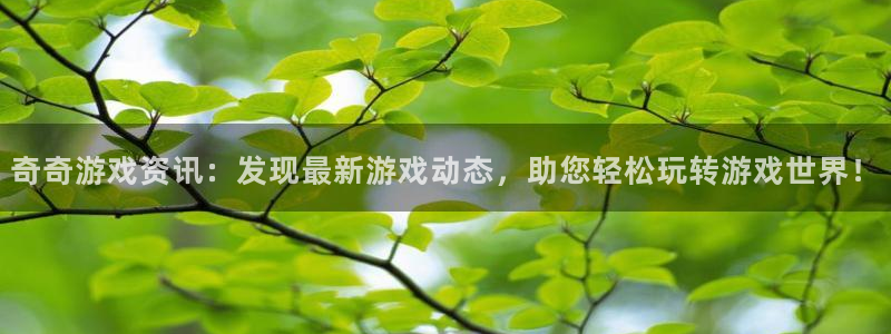 蓝冠娱乐网址官网：奇奇游戏资讯：发现最新游戏动态，助您轻松玩