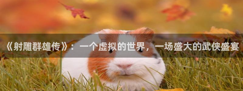 蓝冠娱乐注册网站：《射雕群雄传》：一个虚拟的世界，一场盛大的
