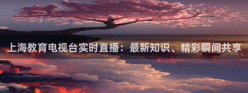 新球足球直播：上海教育电视台实时直播：最新知识、精彩瞬间共享